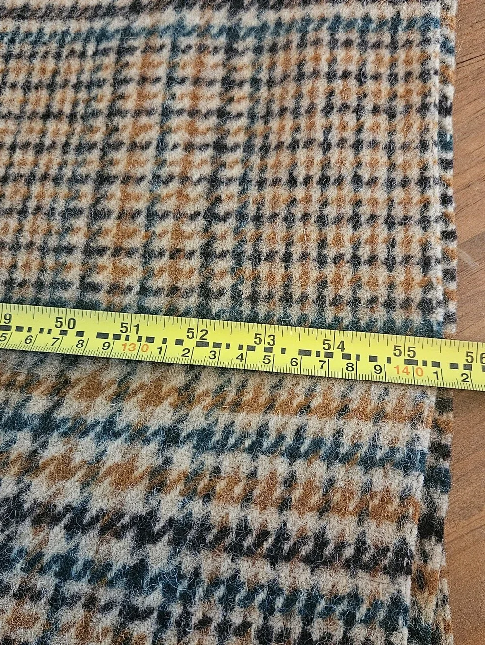 Vtg Glenfiddich Pure New Wool Plaid Fringed 54